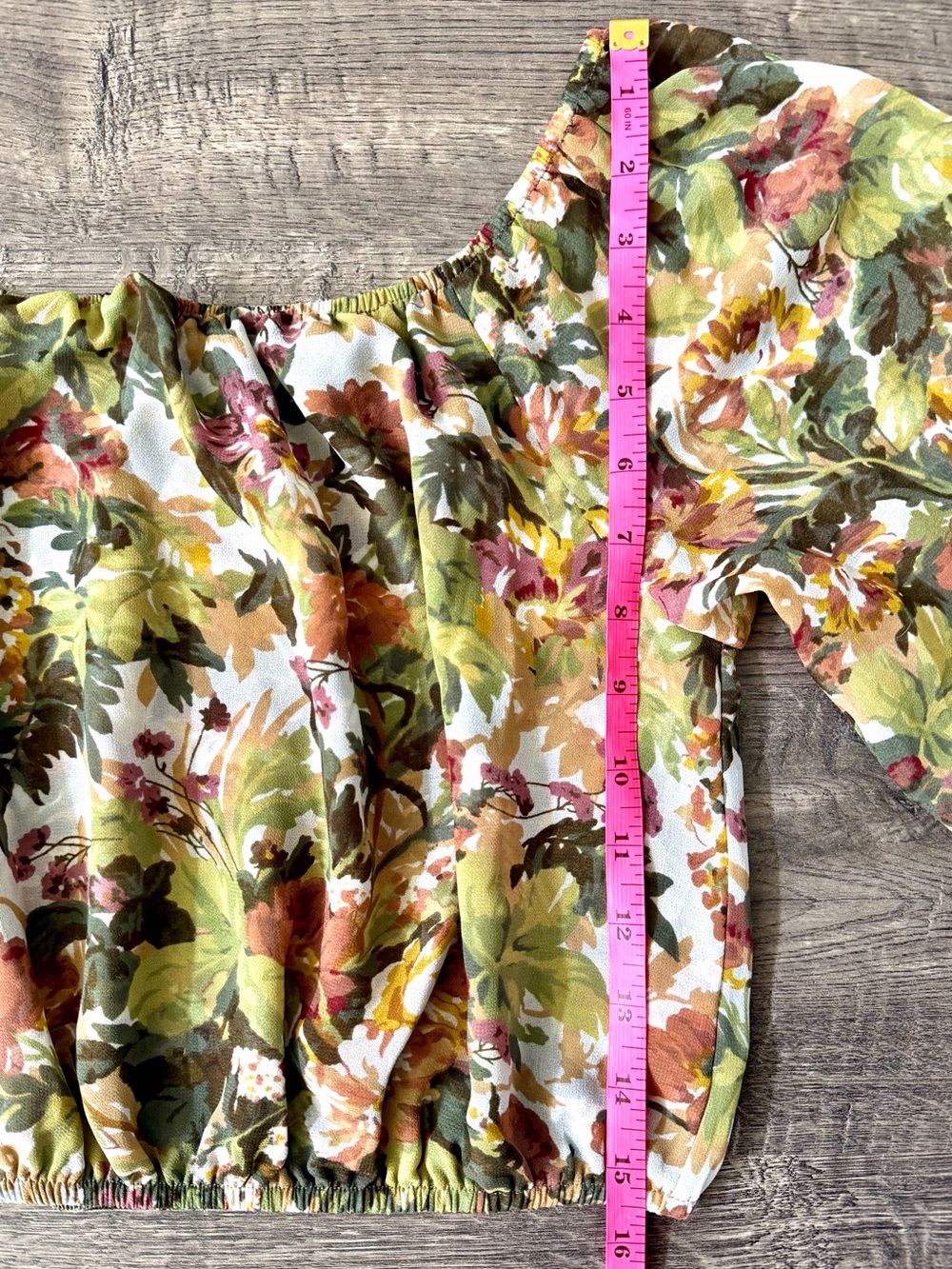 Show Me Your Mumu Lima Scrunch Top Floral Off Shoulder Boho Medium - Picture 7 of 9